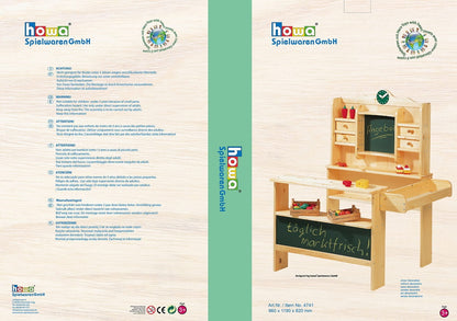 negozio di giocattoli in legno "Uli" naturale 4741