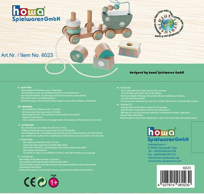 trenino in legno "Space" 6023 di howa