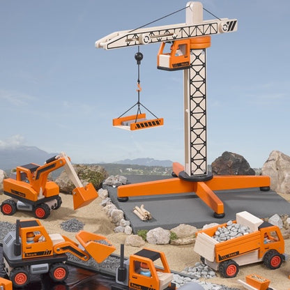 Grue à tour jouet howa en bois 5906