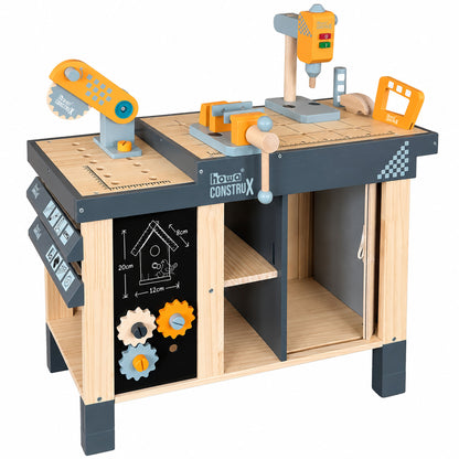 Kinderwerkbank aus Holz 