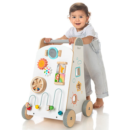 Lauflernwagen mit Kind