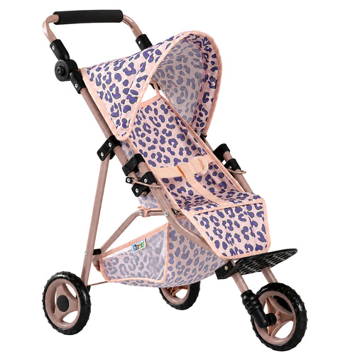 howa poussette de poupée « Leo » – landau de poupée, jogger pour poupées jusqu’à 50 cm avec poignée réglable en hauteur 2240