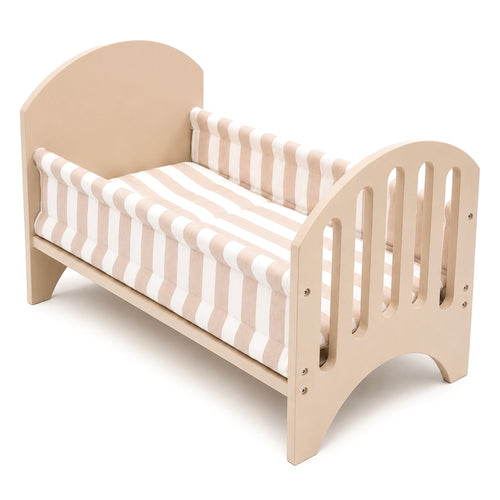 howa Puppenbett „stripes“ aus Holz mit Kissen und Decke 21403