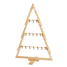 howa Deko Weihnachtsbaum aus Holz groß XL – moderne & nachhaltige Weihnachtsdeko mit Stangen und Haken - Höhe 100cm 8805