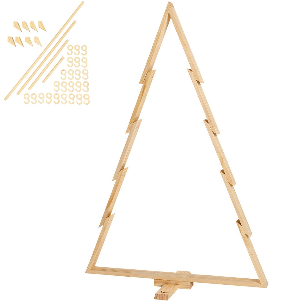 howa decorative wooden Christmas tree with Advent calendar – stylish Advent decoration and Christmas calendar in one 8808