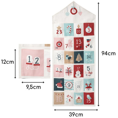 howa adventskalender kerstkalender voor kinderen gevuld met houten speelgoed 18803