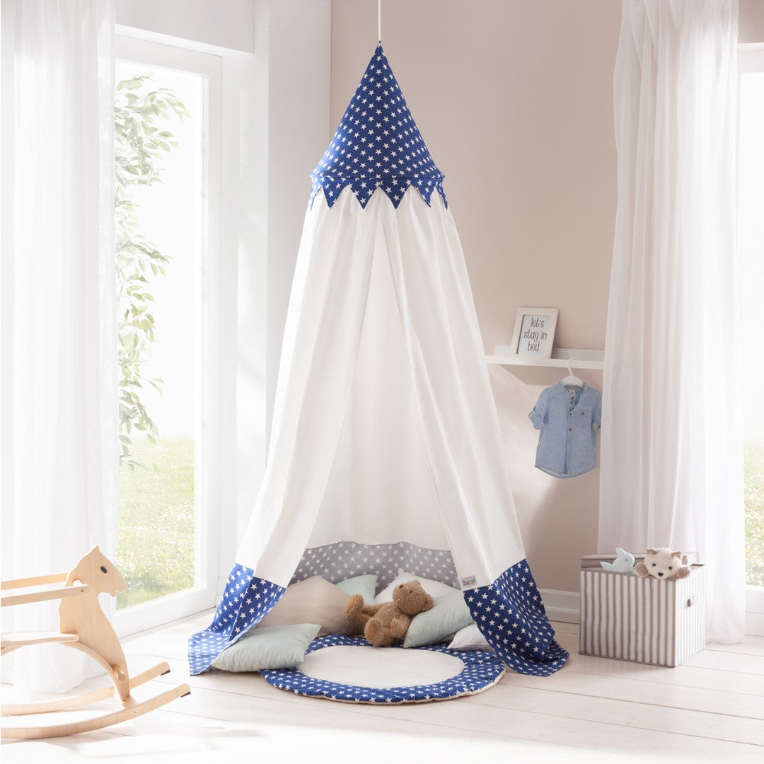 howa Baldachin Betthimmel Spielzelt "Stars" blau, Höhe 250cm 8513