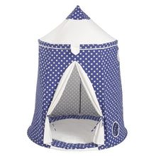 howa Kinderzelt Spielzelt "Stars" inkl. Bodenmatte blau, Höhe 140cm 8502
