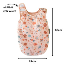 howa poppen slaapzak tot 48cm "miniflowers" abrikoos 29624