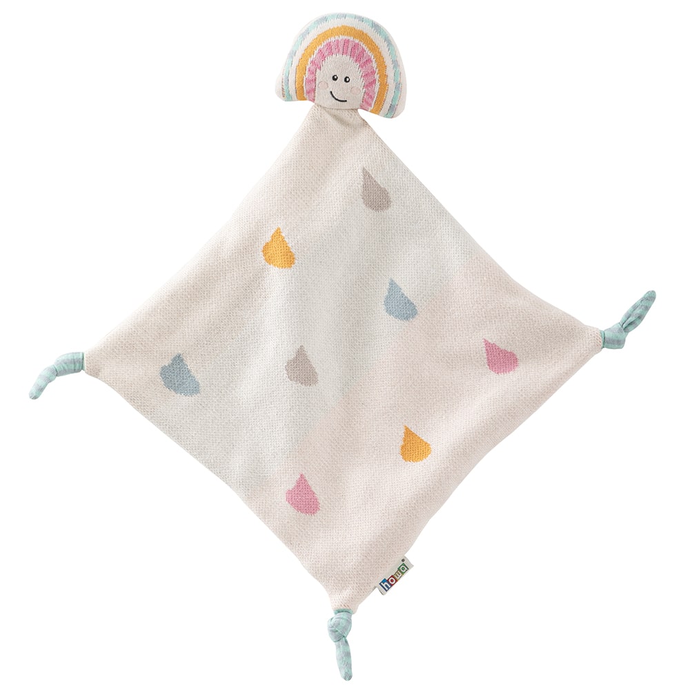 howa Set Schmusetuch und Babydecke "Be happy", Baumwolle, Strick 18900