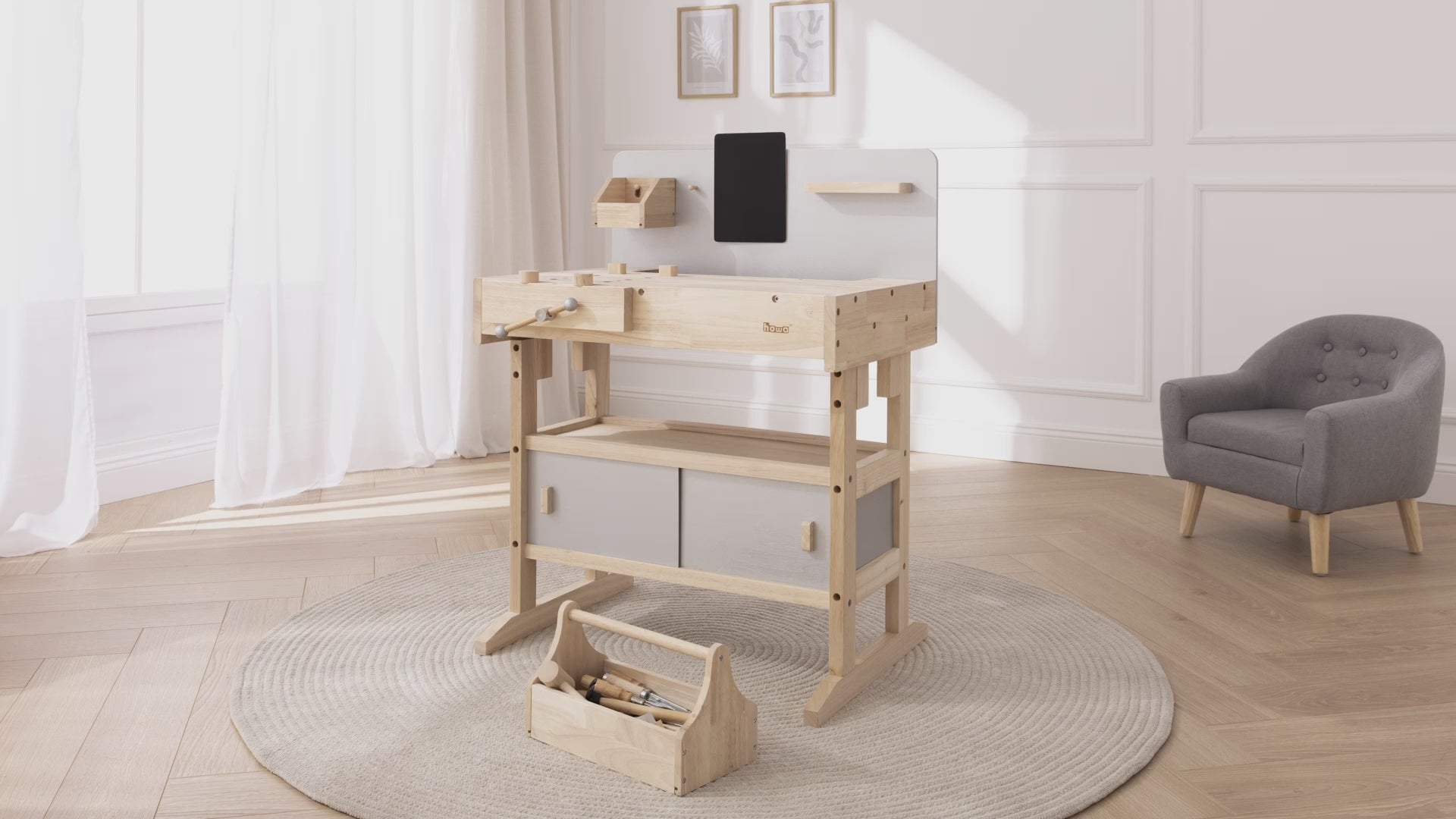 Kinderwerkbank Holz